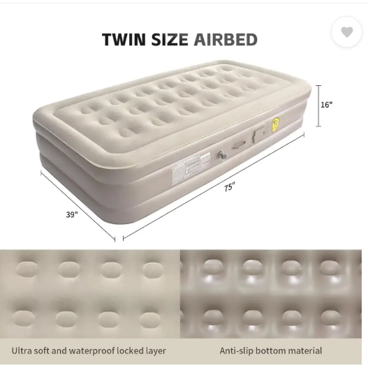 inflatable mattress PVC 1 Seater Inflatable Sofa  (Color - Multi, DIY(Do-It-Yourself))